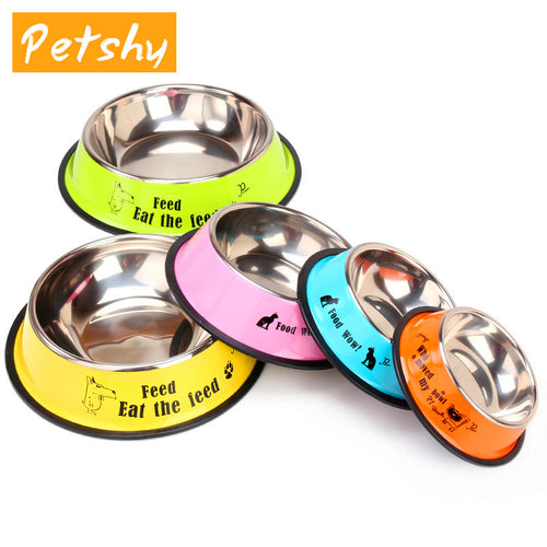 Petshy Dog Bowl Travel Pet Dry Food Bowls for Cats Dogs