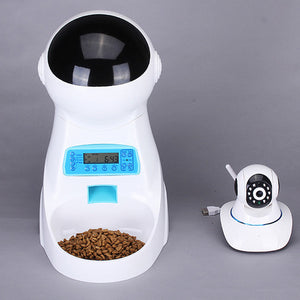 Petshy Automatic Pet Dog Food Feeder Cats Electric Feeding Dispensers
