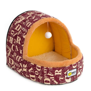 Petshy Warm Cat Cave Bed Dog House