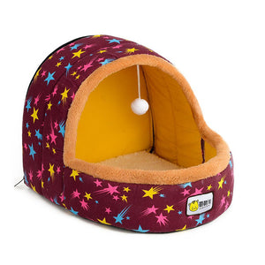 Petshy Warm Cat Cave Bed Dog House