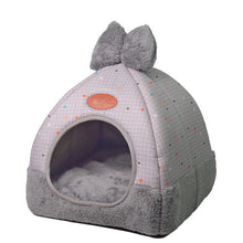 Load image into Gallery viewer, Petshy Winter Warm Cat Cave Dog House Bed