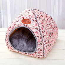 Load image into Gallery viewer, Petshy Winter Warm Cat Cave Dog House Bed