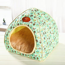 Load image into Gallery viewer, Petshy Winter Warm Cat Cave Dog House Bed