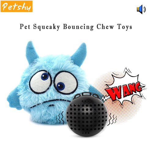 Petshy Pet Dog Bouncing Squeak Chew Toys Ball