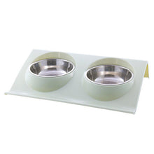 Load image into Gallery viewer, Petshy Stainless Steel Pet Dog Double Bowls