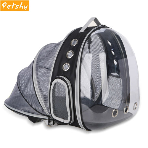 Petshy Pet Cat Backpack Small Dog Carrying Cage Outdoor