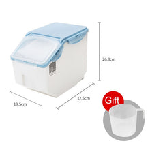 Load image into Gallery viewer, Petshy Plastic Pet Dog Food Storage Container Mildew Anti-oxidation Large Capacity Storage