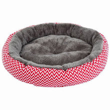 Load image into Gallery viewer, Petshy Round Pet Cat Bed Sofa Padded Dog House