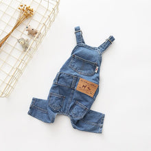 Load image into Gallery viewer, Petshy Dogs Jumpsuit Jeans Pet Overalls Clothes Spring