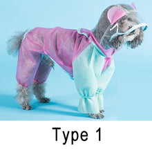 Load image into Gallery viewer, Petshy Dog Riancoat Jumpsuit Rain Coat Spring Summer Outdoor Small Medium