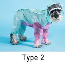 Load image into Gallery viewer, Petshy Dog Riancoat Jumpsuit Rain Coat Spring Summer Outdoor Small Medium